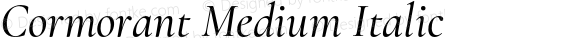 Cormorant Medium Italic