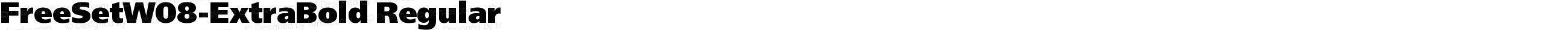 FreeSetW08-ExtraBold Regular