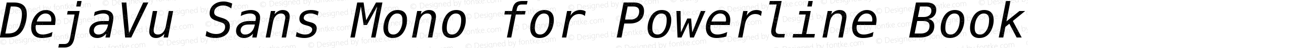 DejaVu Sans Mono for Powerline Book