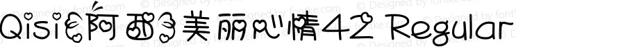 Qisi【阿西】美丽心情42 Regular Version 1.00
