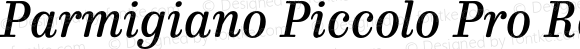 Parmigiano Piccolo Pro Reg Italic