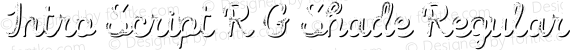 Intro Script R G Shade Regular Version 1.000;PS 001.000;hotconv 1.0.70;makeotf.lib2.5.58329