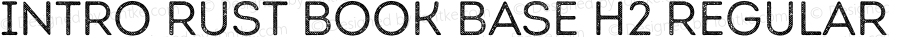 Intro Rust Book Base H2 Regular Version 1.000;PS 001.000;hotconv 1.0.70;makeotf.lib2.5.58329