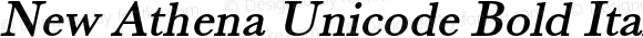 New Athena Unicode Bold Italic
