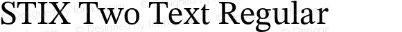 STIX Two Text Regular