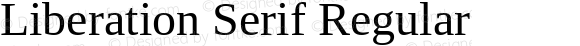 Liberation Serif Regular