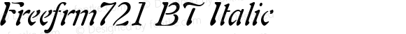 Freeform 721 Italic BT