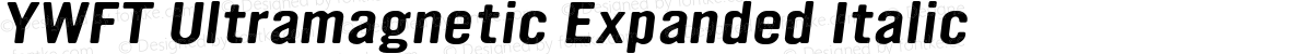 YWFT Ultramagnetic Expanded Italic