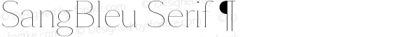 SangBleu Serif ¶