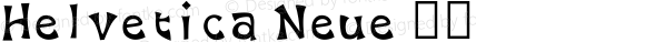 Helvetica Neue Thin
