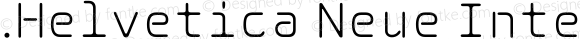 .Helvetica Neue Interface Italic