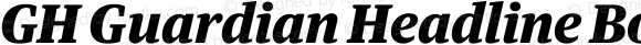 GH Guardian Headline Bold Italic