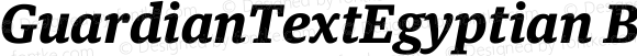 GuardianTextEgyptian Bold Italic