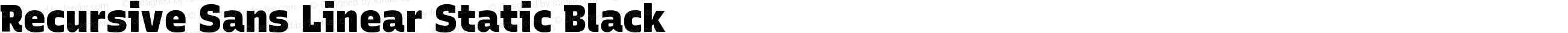 Recursive Sans Linear Static Black