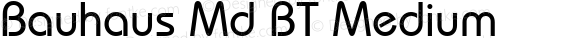 Bauhaus Md BT Medium mfgpctt-v1.58 Thursday, March 4, 1993 10:50:23 am (EST)