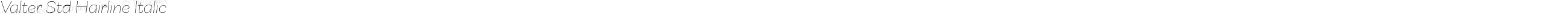 Valter Std Hairline Italic