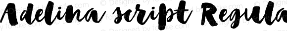 Adelina script Regular