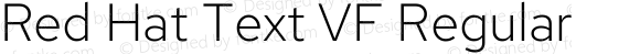 Red Hat Text VF Regular