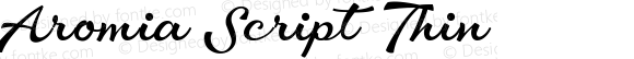 Aromia Script Thin