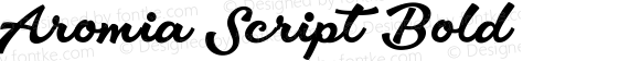 Aromia Script Bold