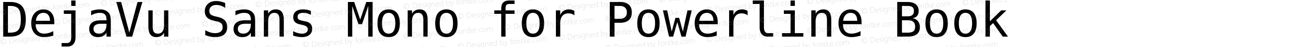 DejaVu Sans Mono for Powerline Book