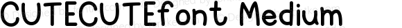 CUTECUTEfont