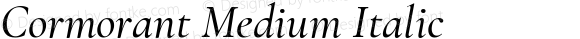 Cormorant Medium Italic