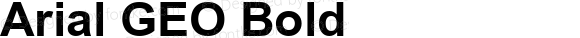 Arial GEO Bold