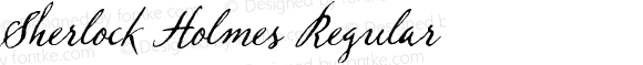 Sherlock Holmes Regular Fontographer 4.7 4/13/12 FG4M­0000002045