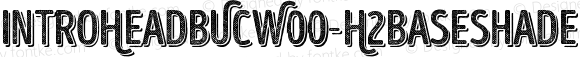 IntroHeadBUCW00-H2BaseShade Regular Version 1.00