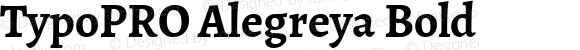 TypoPRO Alegreya Bold