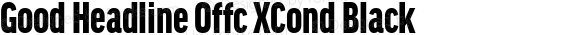 Good Headline Offc XCond Black