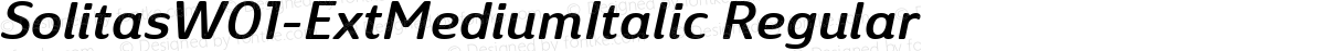 SolitasW01-ExtMediumItalic Regular