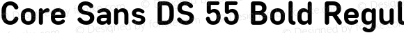 Core Sans DS 55 Bold Regular