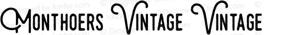 Monthoers Vintage Vintage