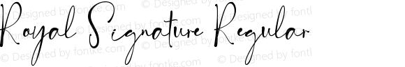 Royal Signature