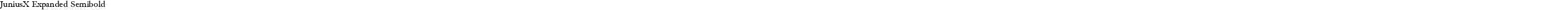 JuniusX Expanded Semibold