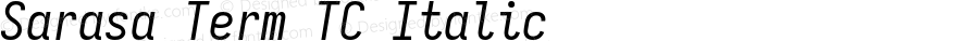 Sarasa Term TC Italic