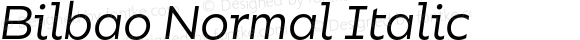 Bilbao Normal Italic