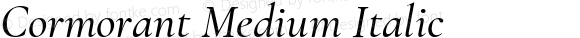 Cormorant Medium Italic