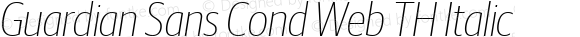 Guardian Sans Cond Web TH Italic