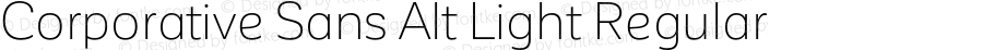 Corporative Sans Alt Light Regular Version 1.000;PS 001.000;hotconv 1.0.70;makeotf.lib2.5.58329