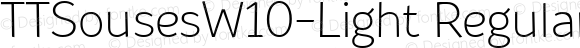 TTSousesW10-Light Regular