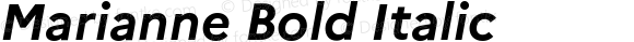 Marianne Bold Italic