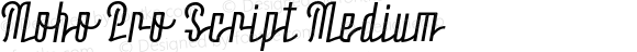 Moho Pro Script Medium