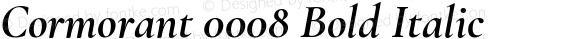 Cormorant 0008 Bold Italic