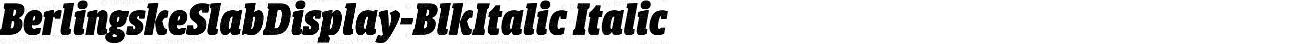 BerlingskeSlabDisplay-BlkItalic Italic