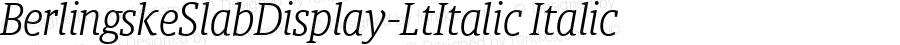 BerlingskeSlabDisplay-LtItalic Italic