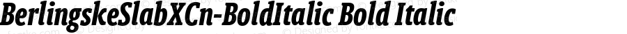 BerlingskeSlabXCn-BoldItalic Bold Italic