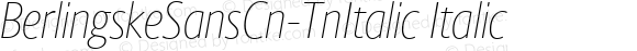 BerlingskeSansCn-TnItalic Italic